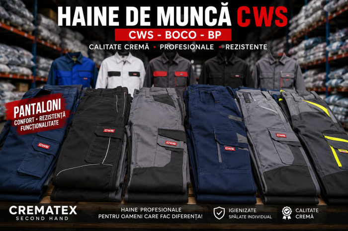 Pantaloni și jachete profesionale CWS, Boco și BP