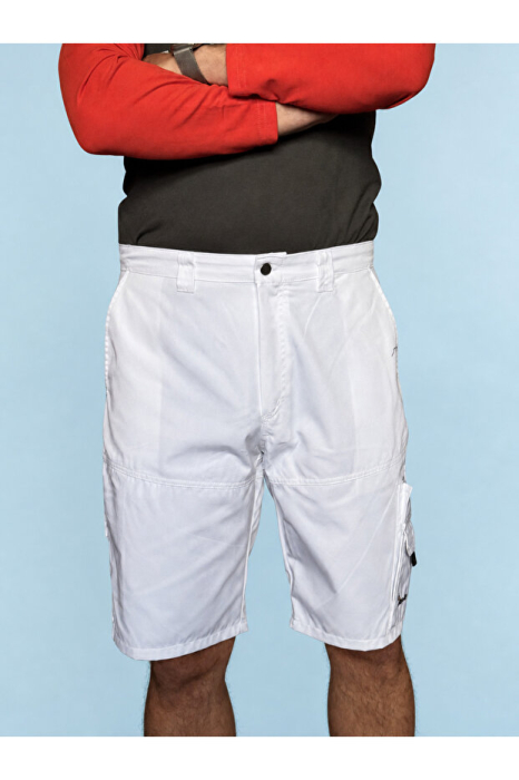 Pantaloni scurți de muncă Bee-Tex albi
